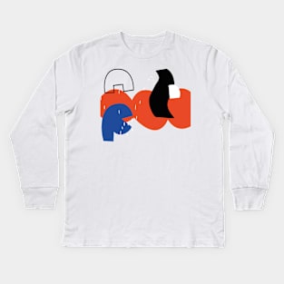 Abstract Kids Long Sleeve T-Shirt